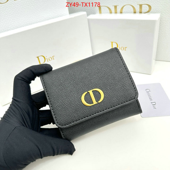 Dior Bags(4A)-Wallet- where to buy replicas ID: TX1178 $: 49USD,