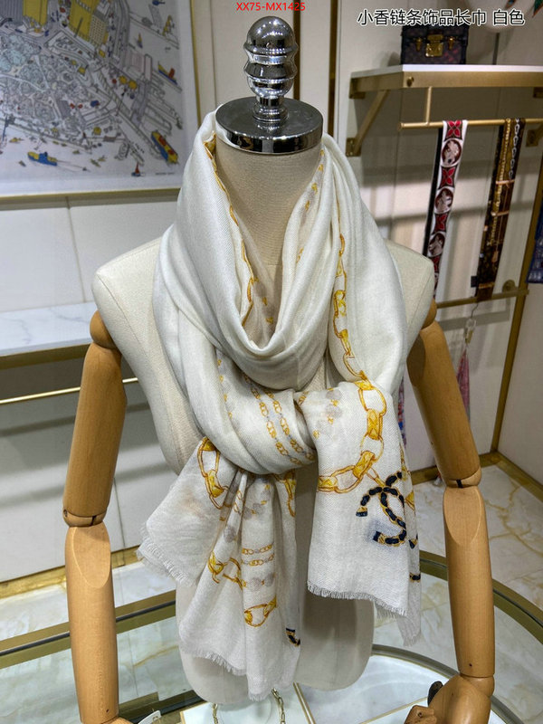 Scarf-Chanel how to buy replica shop ID: MX1425 $: 75USD