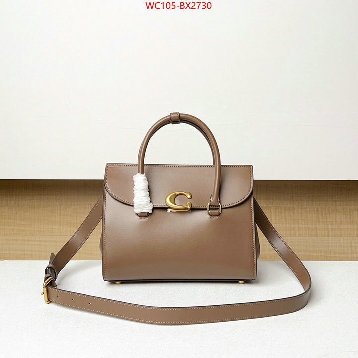 Coach Bags(4A)-Handbag- the best quality replica ID: BX2730 $: 105USD,