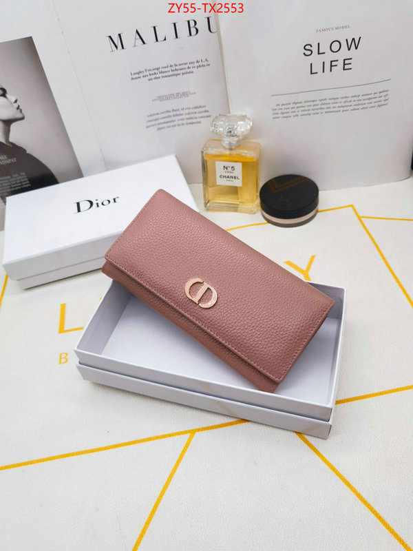 Dior Bags(4A)-Wallet- store ID: TX2553 $: 55USD,