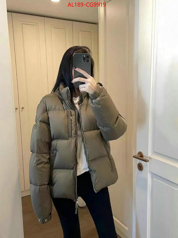 Down jacket Women-Moncler replcia cheap from china ID: CG9919 $: 189USD