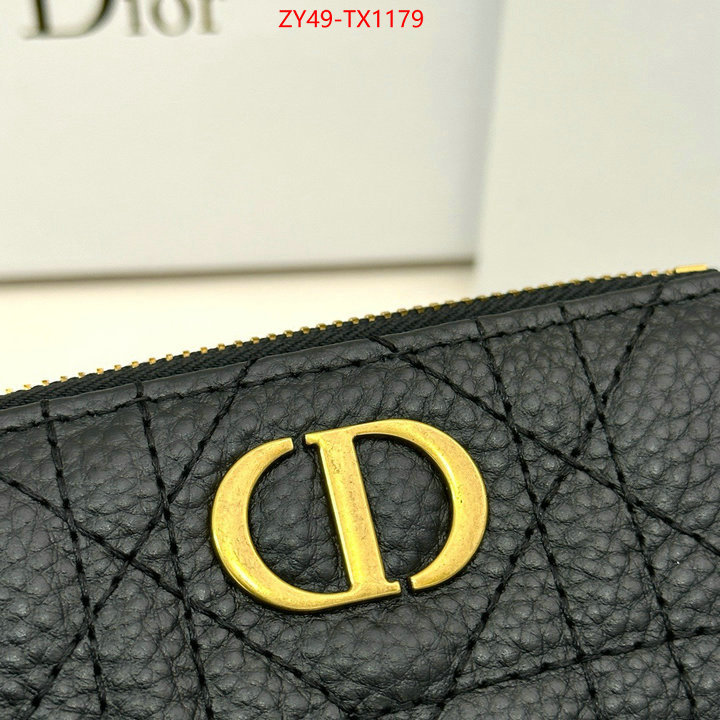 Dior Bags(4A)-Wallet- can i buy replica ID: TX1179 $: 49USD,