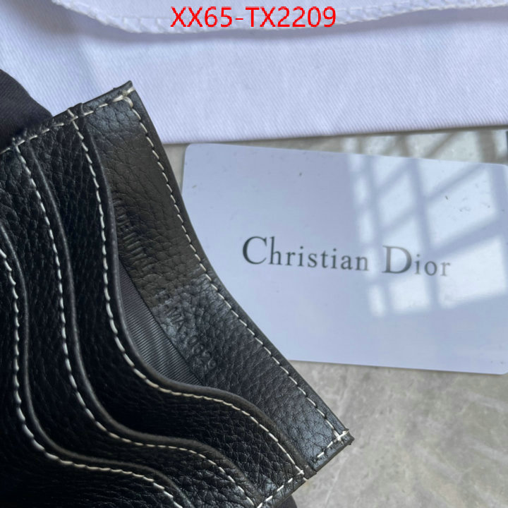 Dior Bags(TOP)-Wallet- top quality fake ID: TX2209 $: 65USD