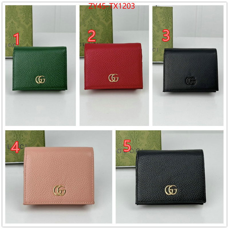 Gucci Bags(4A)-Wallet- high quality perfect ID: TX1203 $: 45USD,