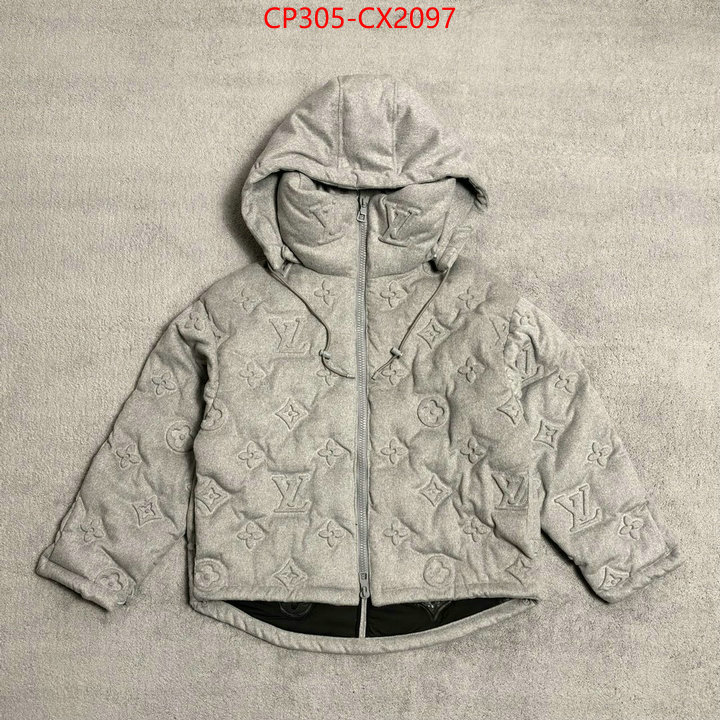 Down jacket Women-LV fake aaaaa ID: CX2097 $: 305USD