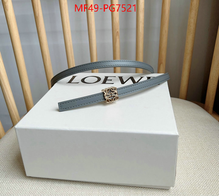 Belts-Loewe luxury fake ID: PG7521 $: 49USD