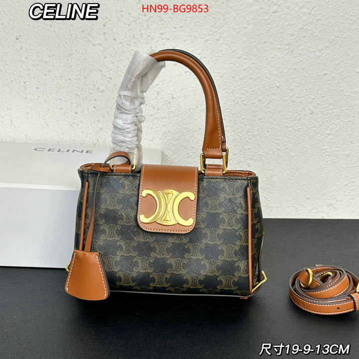 CELINE Bags(4A)-Handbag how to buy replica shop ID: BG9853 $: 99USD,