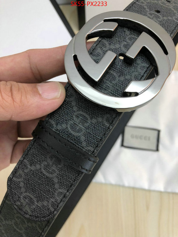 Belts-Gucci high quality ID: PX2233 $: 55USD