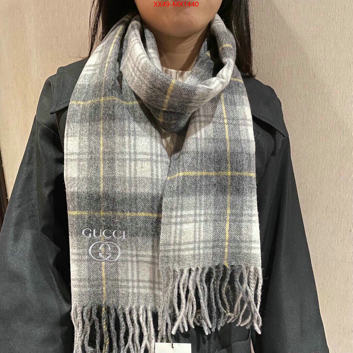 Scarf-Gucci outlet sale store ID: MX1440 $: 49USD