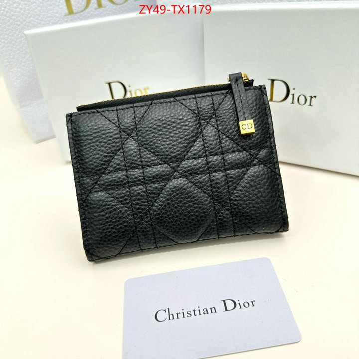 Dior Bags(4A)-Wallet- can i buy replica ID: TX1179 $: 49USD,