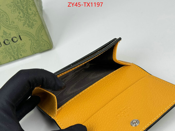 Gucci Bags(4A)-Wallet- perfect ID: TX1197 $: 45USD,