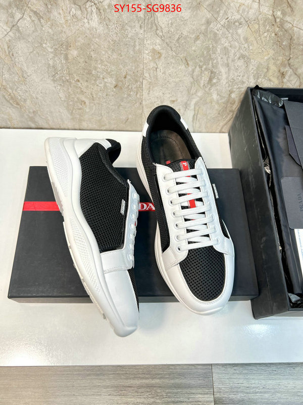 Men shoes-Prada 1:1 replica wholesale ID: SG9836 $: 155USD