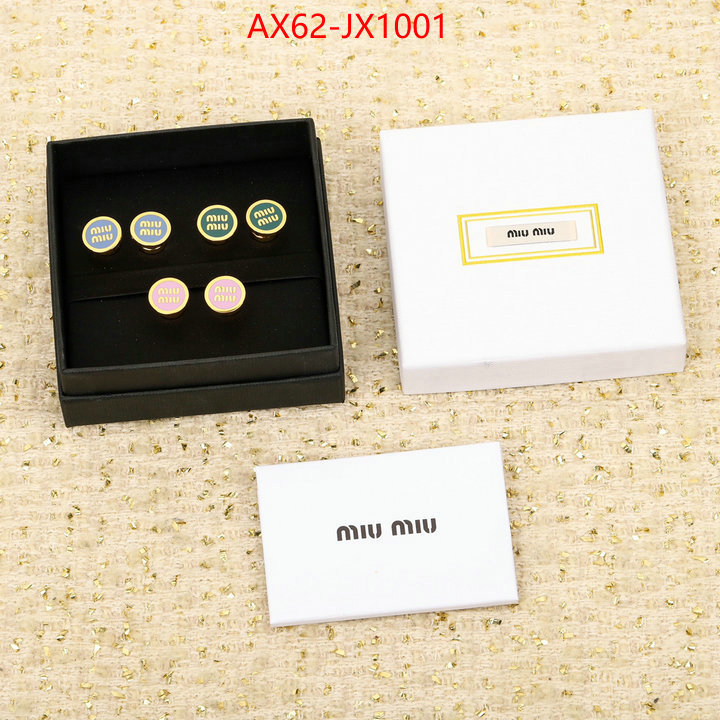 Jewelry-Miu Miu best knockoff ID: JX1001 $: 62USD