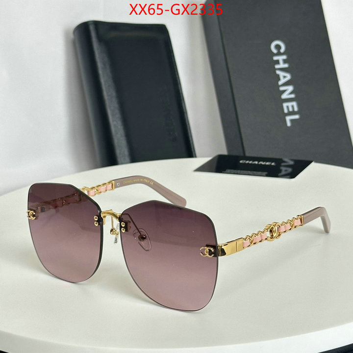 Glasses-Chanel what are the best replica ID: GX2335 $: 65USD