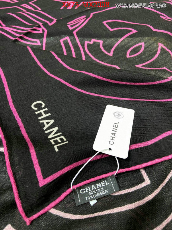 Scarf-Chanel best quality replica ID: MX2008 $: 75USD