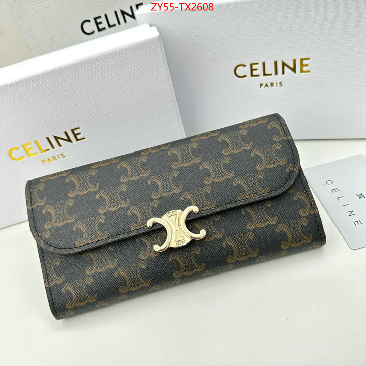 CELINE Bags(4A)-Wallet wholesale replica shop ID: TX2608 $: 55USD,