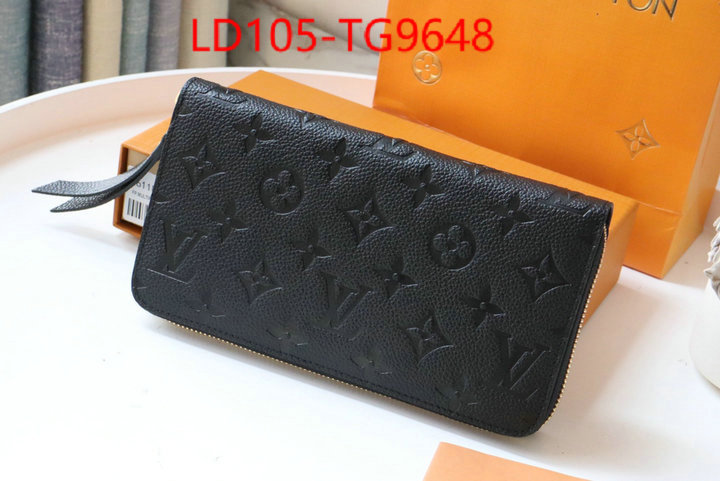 LV Bags(TOP)-Wallet high quality replica ID: TG9648 $: 105USD,
