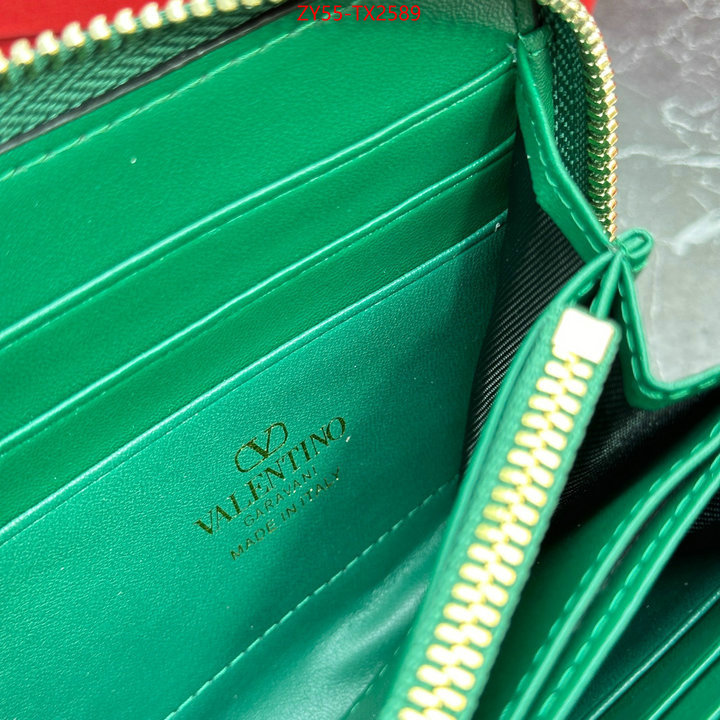 Valentino Bags(4A)-Wallet designer high replica ID: TX2589 $: 55USD,