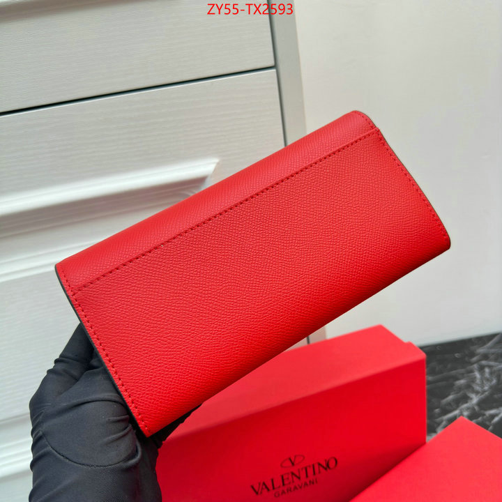 Valentino Bags(4A)-Wallet replica sale online ID: TX2593 $: 55USD,