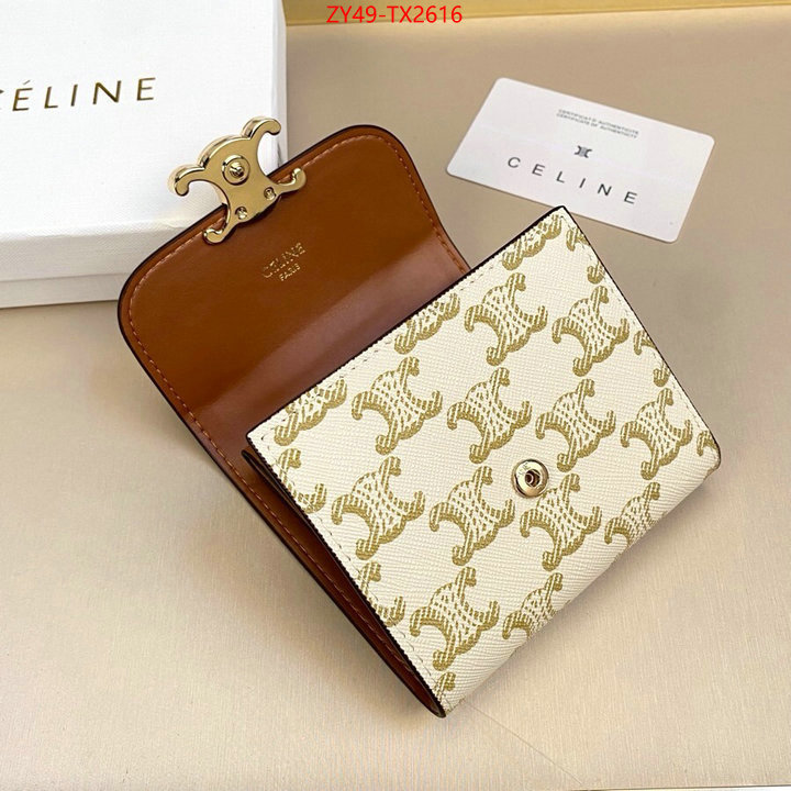 CELINE Bags(4A)-Wallet at cheap price ID: TX2616 $: 49USD,