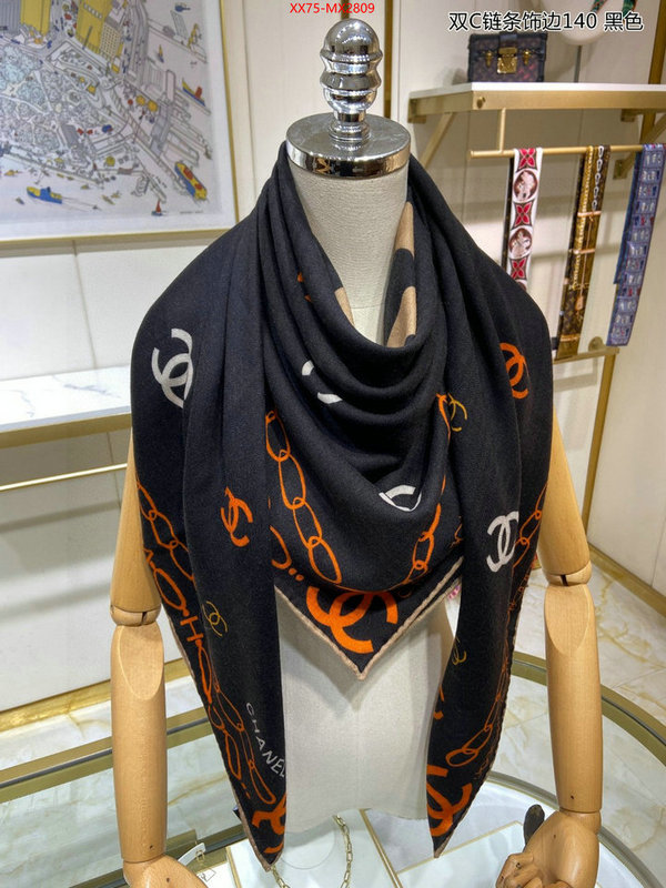 Scarf-Chanel where quality designer replica ID: MX2809 $: 75USD