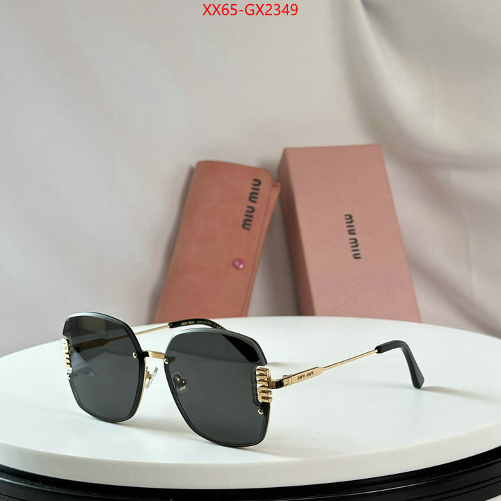 Glasses-Miu Miu replica designer ID: GX2349 $: 65USD