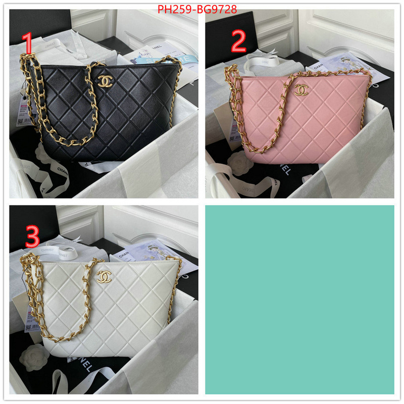 Chanel Bags(TOP)-Handbag- 1:1 replica wholesale ID: BG9728 $: 259USD,