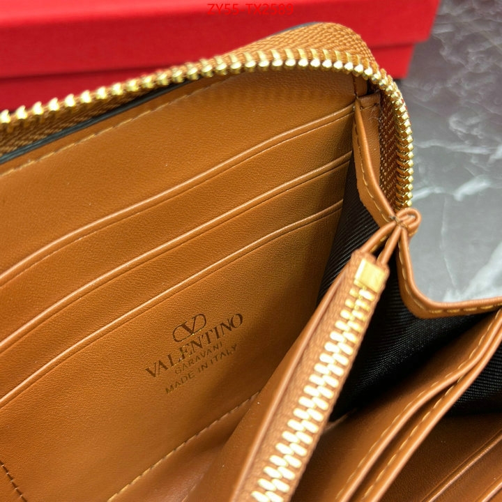 Valentino Bags(4A)-Wallet designer high replica ID: TX2589 $: 55USD,