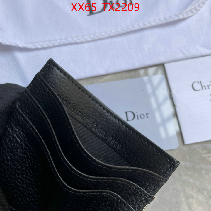 Dior Bags(TOP)-Wallet- top quality fake ID: TX2209 $: 65USD