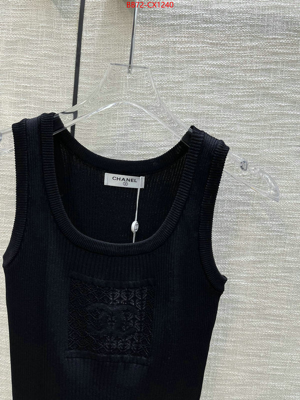 Clothing-Chanel best quality replica ID: CX1240 $: 72USD