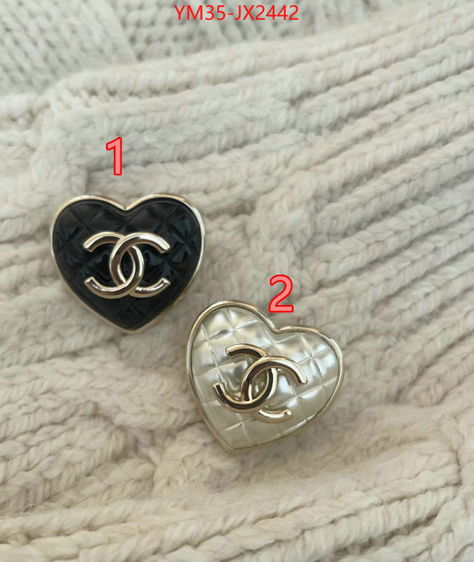 Jewelry-Chanel fake designer ID: JX2442 $: 35USD