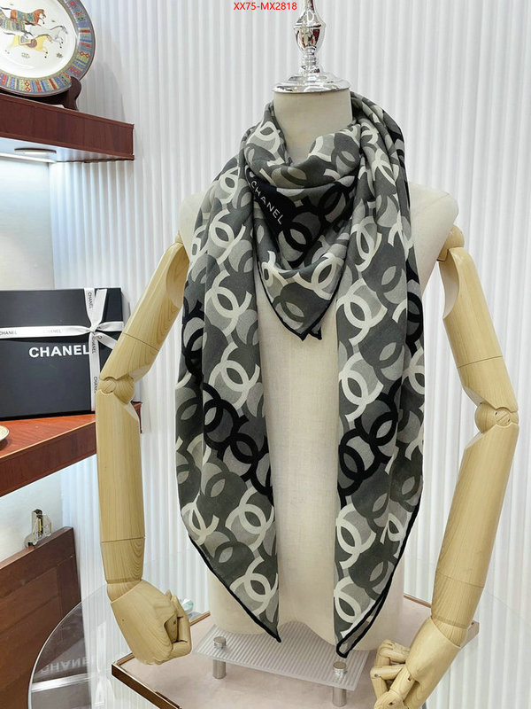 Scarf-Chanel top quality fake ID: MX2818 $: 75USD