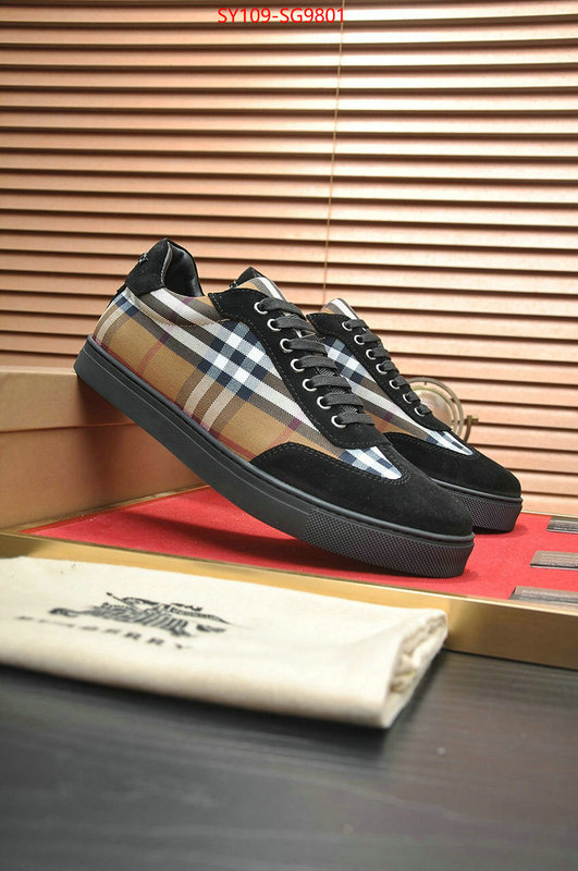 Men Shoes-Burberry top quality replica ID: SG9801 $: 109USD