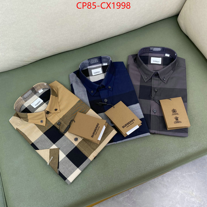 Clothing-Burberry highest product quality ID: CX1998 $: 85USD