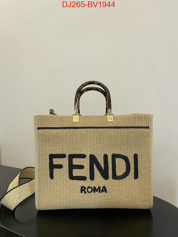 Fendi Bags(TOP)-Sunshine- knockoff highest quality ID: BV1944 $: 265USD