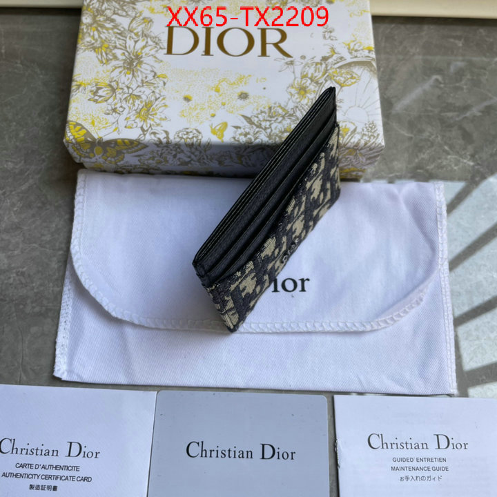 Dior Bags(TOP)-Wallet- top quality fake ID: TX2209 $: 65USD