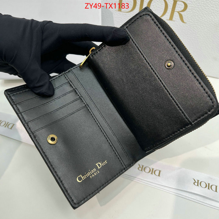 Dior Bags(4A)-Wallet- best quality designer ID: TX1183 $: 49USD,