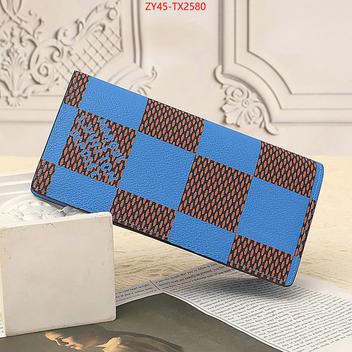LV Bags(4A)-Wallet high quality online ID: TX2580 $: 45USD,