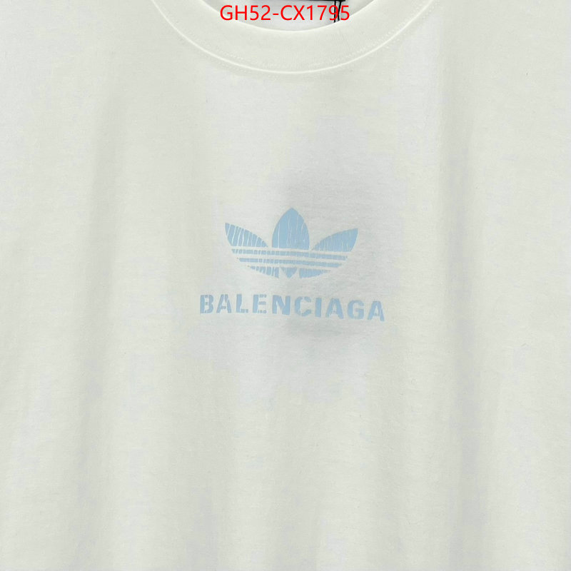 Clothing-Balenciaga aaaaa quality replica ID: CX1795 $: 52USD