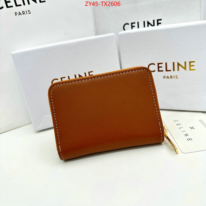 CELINE Bags(4A)-Wallet buy the best high quality replica ID: TX2606 $: 45USD,