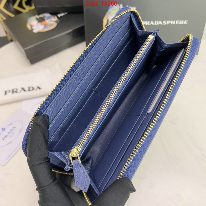 Prada Bags (4A)-Wallet aaaaa+ class replica ID: TX2601 $: 55USD,