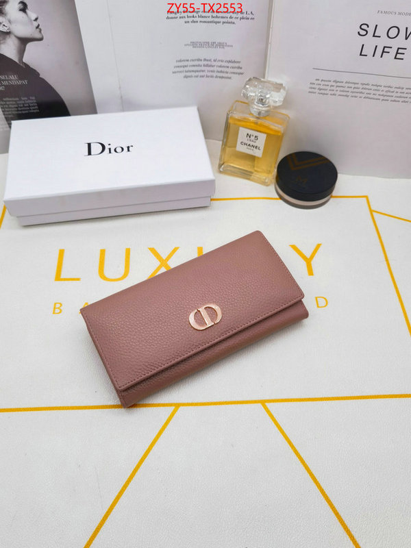 Dior Bags(4A)-Wallet- store ID: TX2553 $: 55USD,