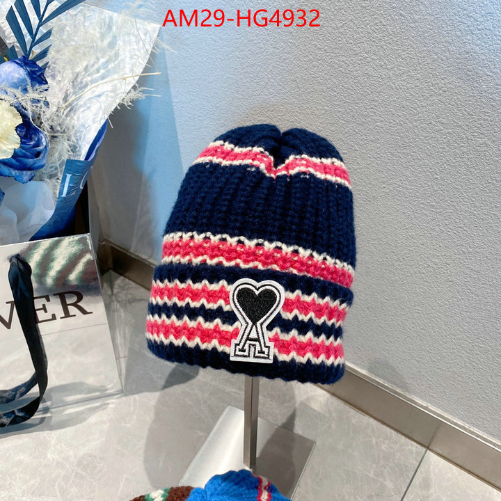 Clothing-AMI brand designer replica ID: HG4932 $: 29USD