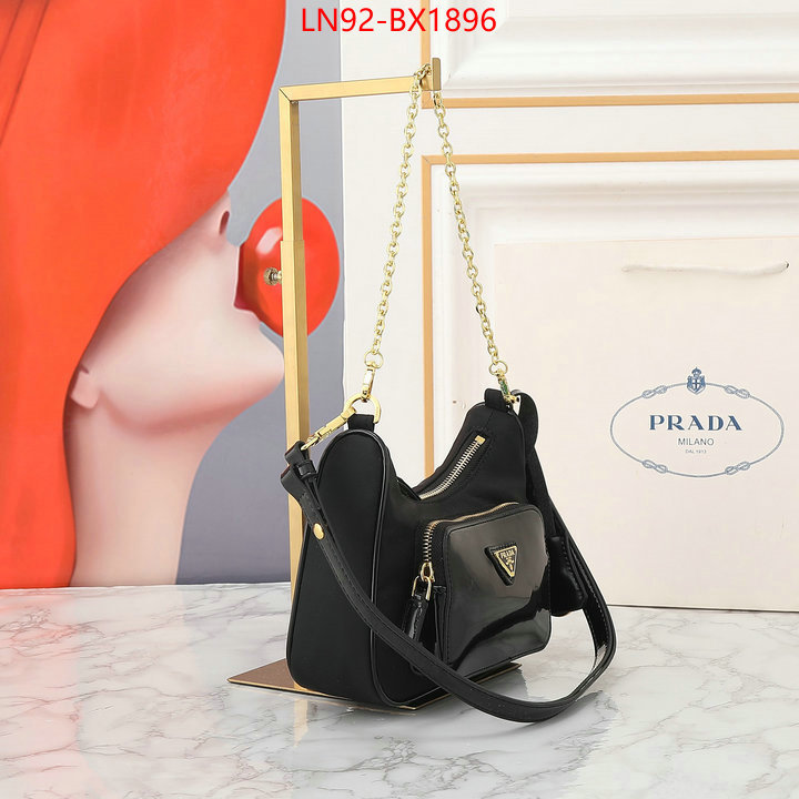 Prada Bags (4A)-Diagonal- 1:1 replica wholesale ID: BX1896 $: 92USD,