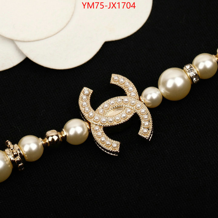 Jewelry-Chanel shop the best high authentic quality replica ID: JX1704 $: 75USD