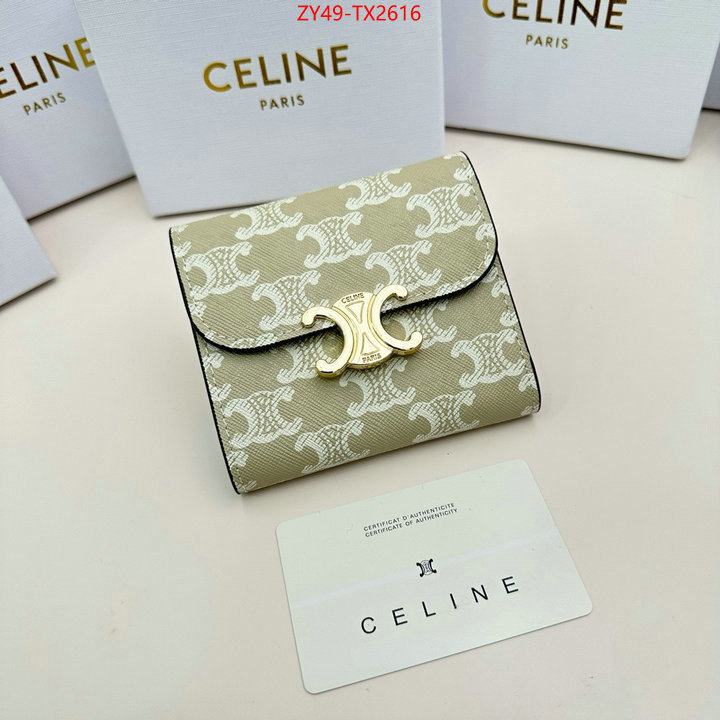 CELINE Bags(4A)-Wallet at cheap price ID: TX2616 $: 49USD,