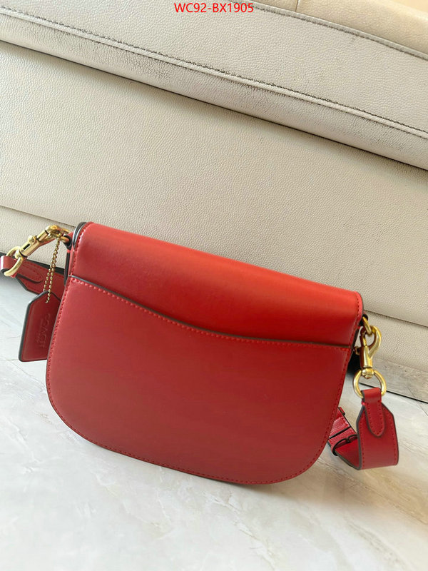 Coach Bags(4A)-Diagonal wholesale imitation designer replicas ID: BX1905 $: 92USD,