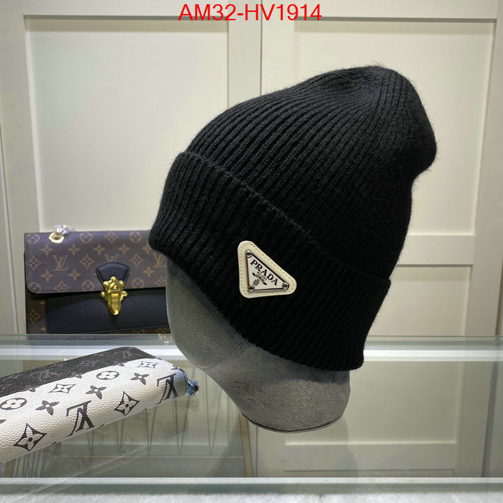 Cap (Hat)-Prada top brands like ID: HV1914 $: 32USD