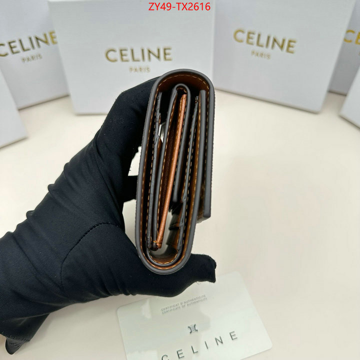 CELINE Bags(4A)-Wallet at cheap price ID: TX2616 $: 49USD,