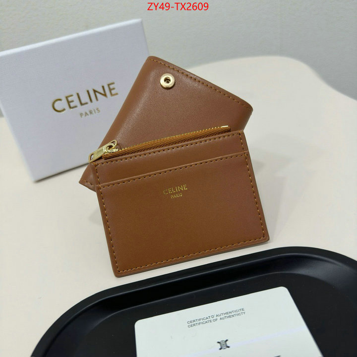 CELINE Bags(4A)-Wallet buy 2023 replica ID: TX2609 $: 49USD,